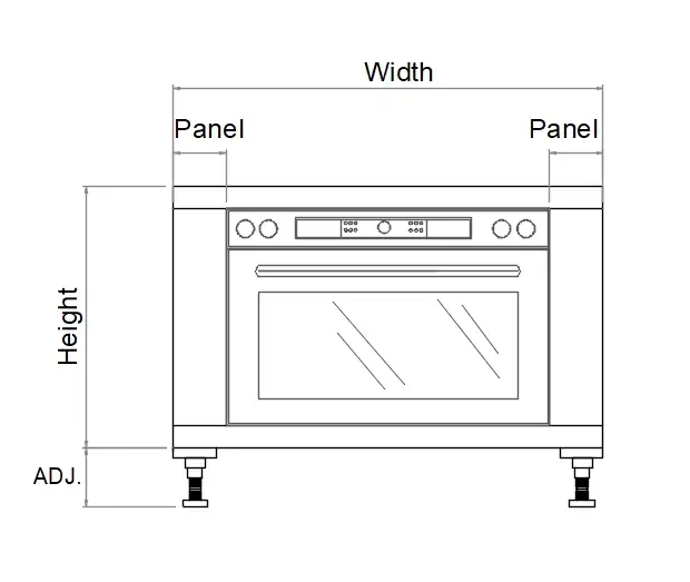 Base Oven 900mm cabinet with Drawer