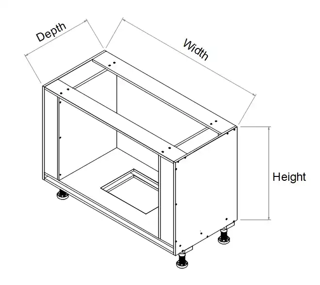 Base Oven cabinet 1200