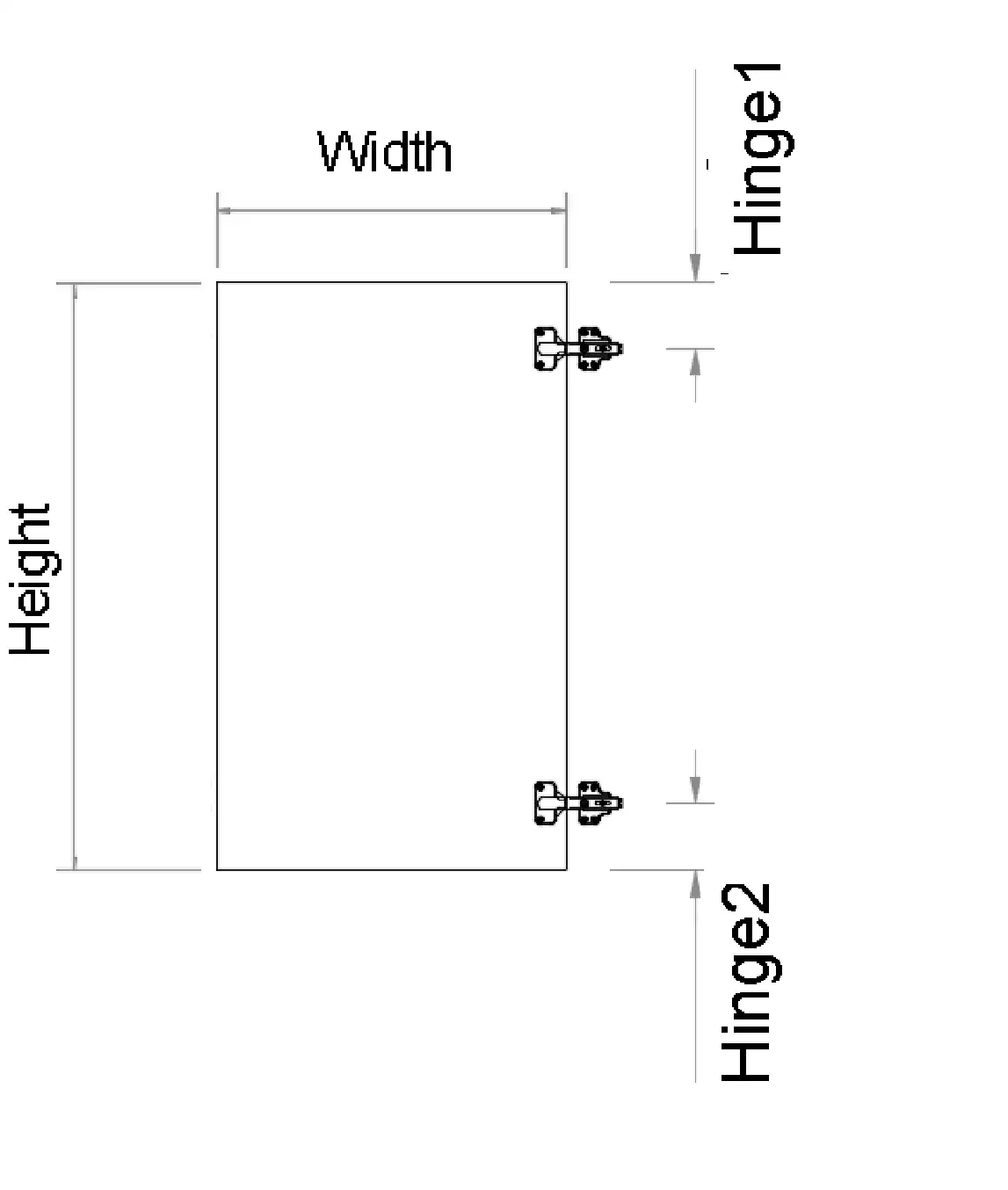 Base/Top Custom Custom Hinges LH Door - Photo 2