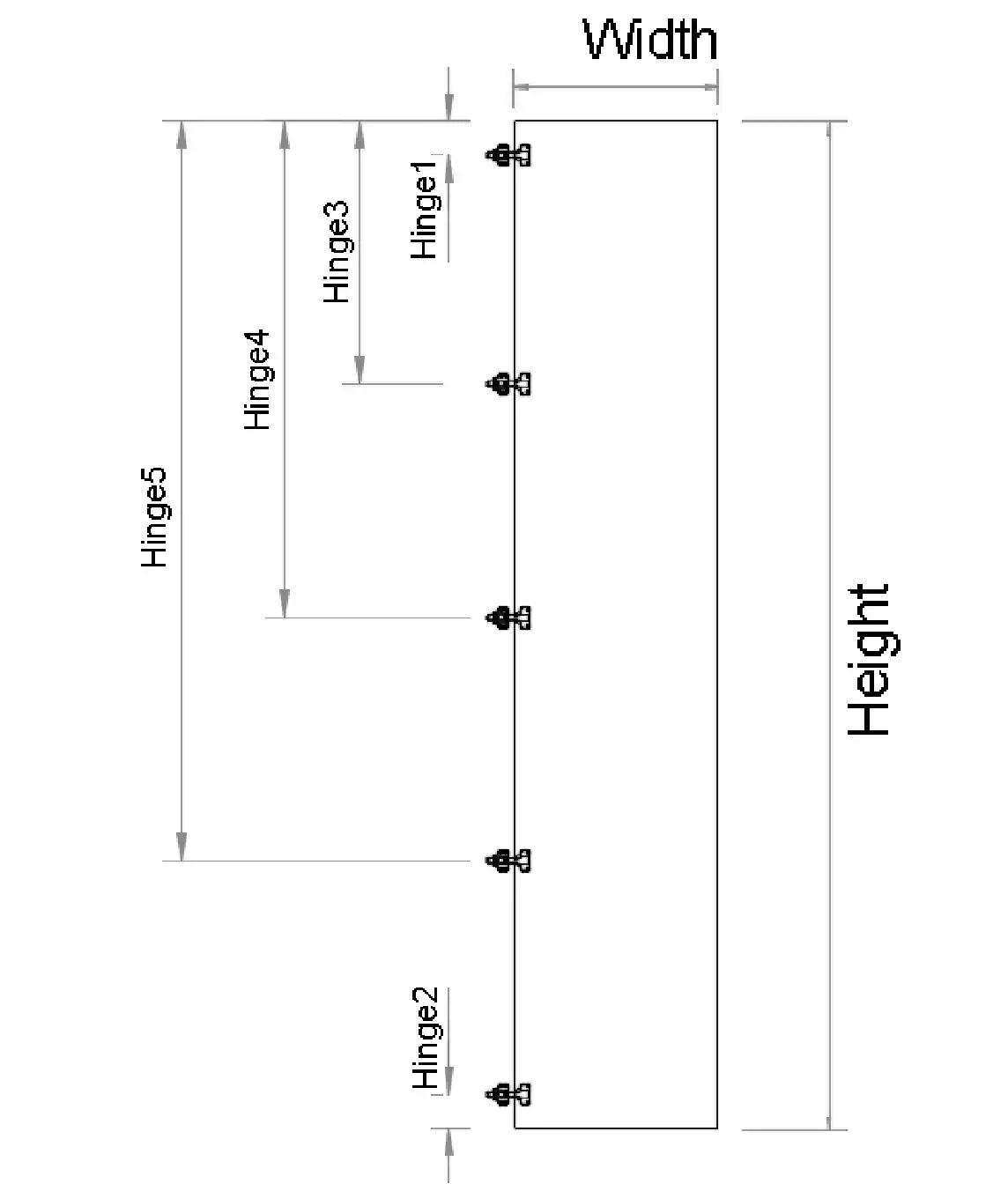 Tall Custom Custom Hinges RH Door - Photo 2