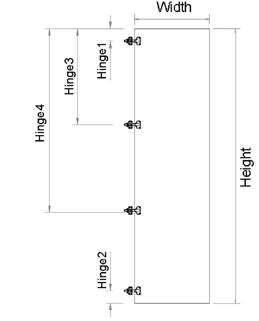 Tall Custom Custom Hinges RH Door - Photo 3
