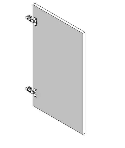 Base/Top Custom Custom Hinges RH Door - Photo 1