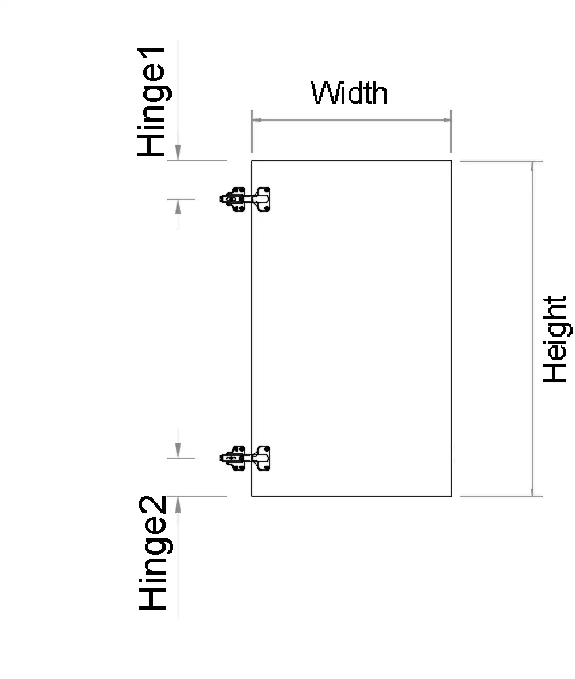 Base/Top Custom Custom Hinges RH Door - Photo 2
