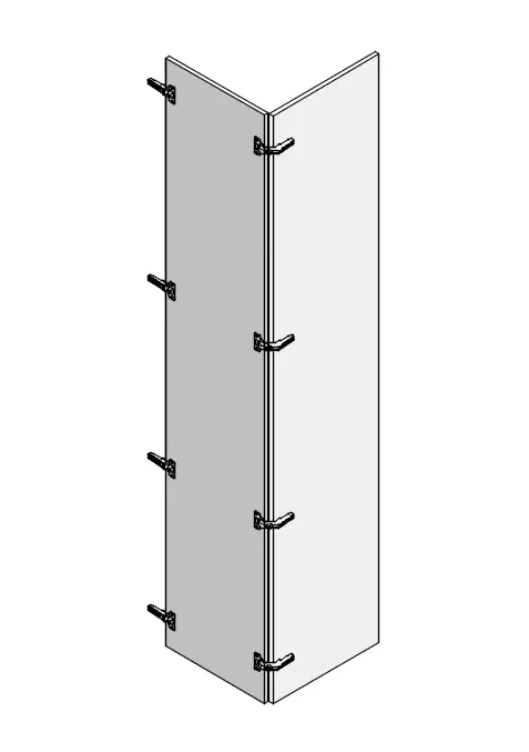 Tall Left Corner Bi-Fold Custom Hinges Door - Photo 1