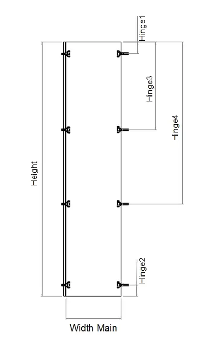Tall Right Corner Bi-Fold Custom Hinges Door - Photo 3