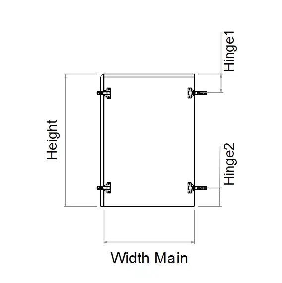 Bevel-2PAC Bi-Fold Right Door Custom Hinges - Photo 4
