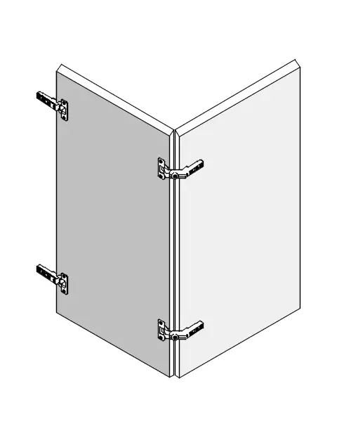 Left Bevel-2PAC Bi-Fold Custom Hinges Door - Photo 1