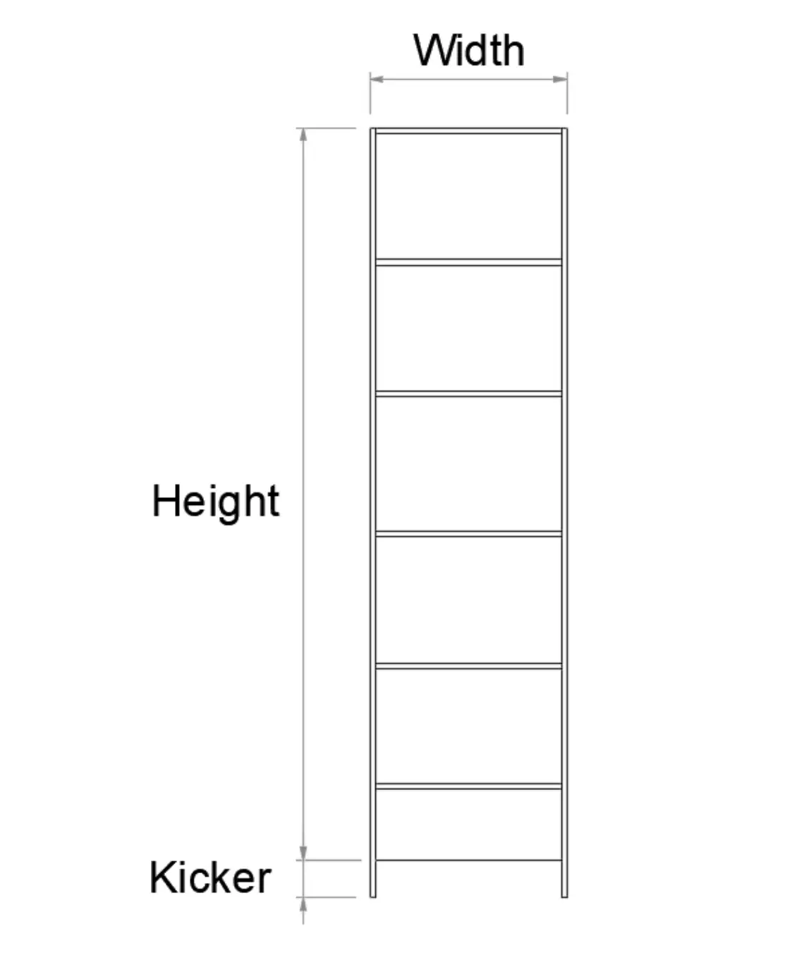 Open shelf wardrobe with pigeonhole Without back panel - Photo 3