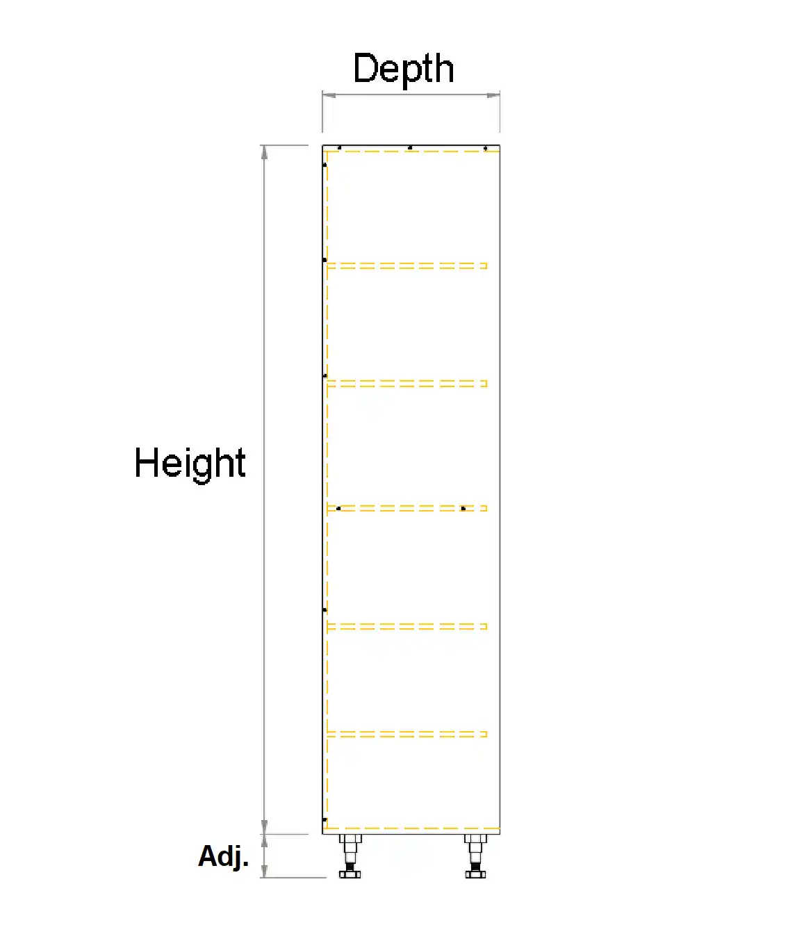 Tall open Shelf Cabinet - Photo 4