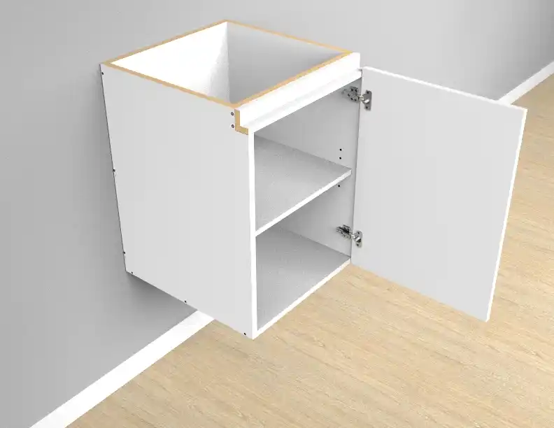 Single Right Door Wall Hung Vanity Finger Pull - Photo 1