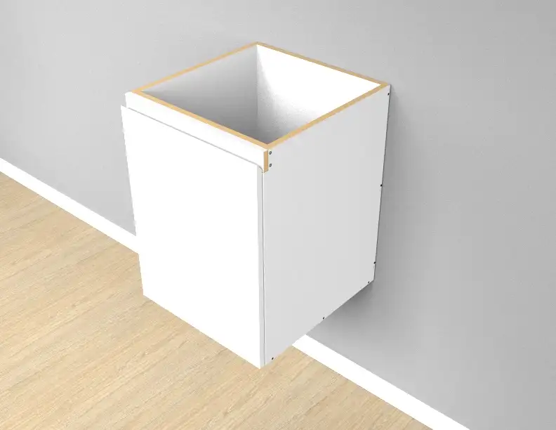 Single Left Door Wall Hung Vanity 2PAC Bevel - Photo 1