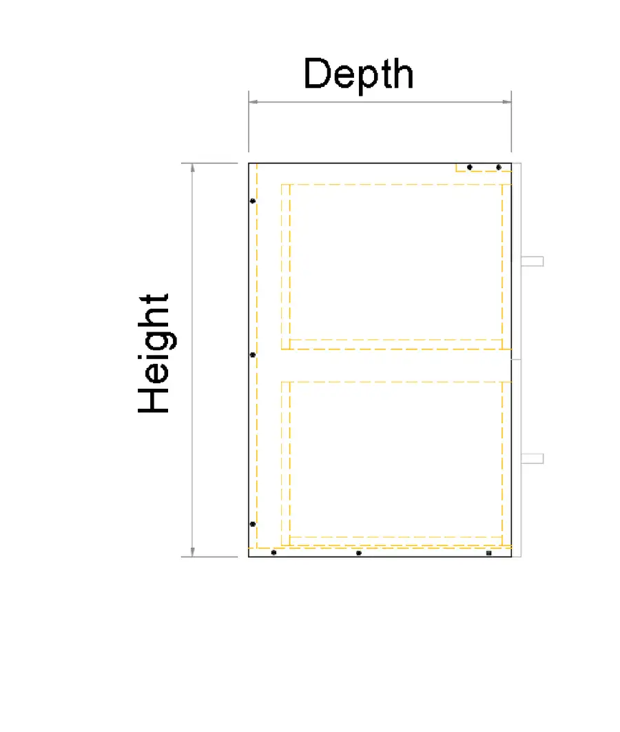 Two Drawers Wall Hung Vanity - Photo 3