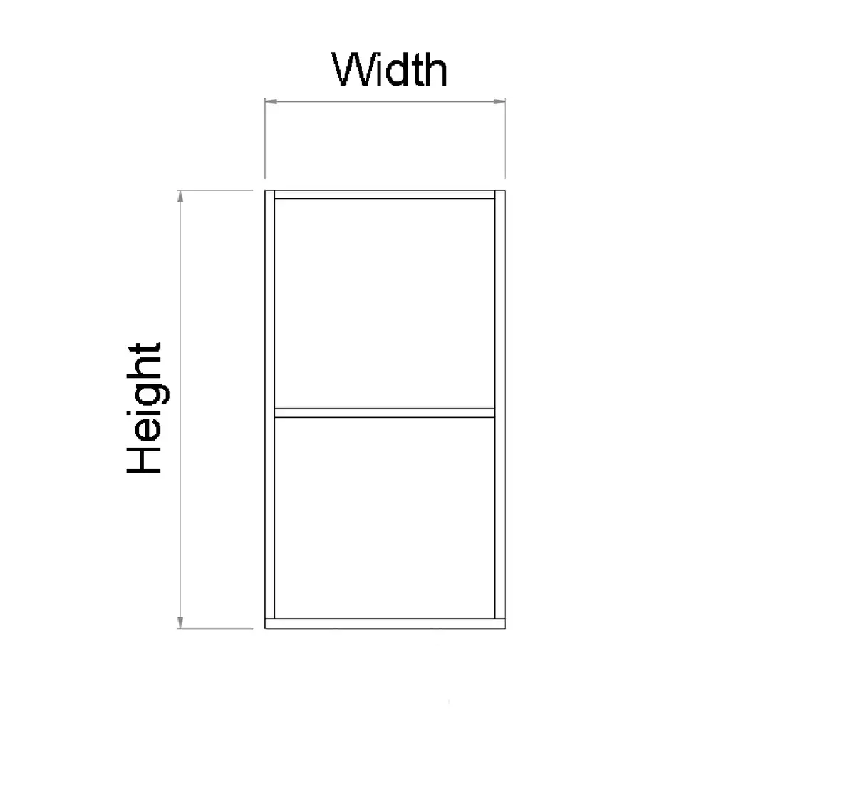 Open Shelf Wall Hung Vanity - Adj. Shelf No Door - Photo 3