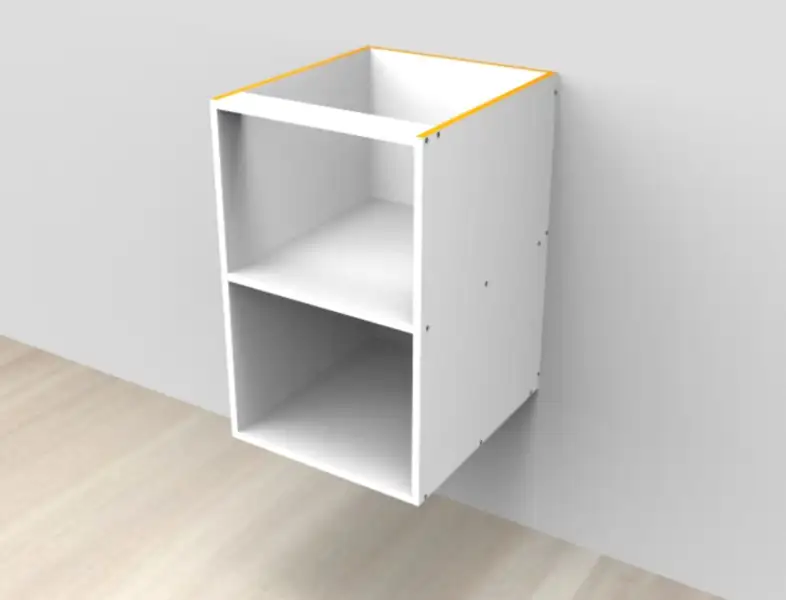 Open Shelf Wall Hung Vanity - Fix Shelf No Door - Photo 1