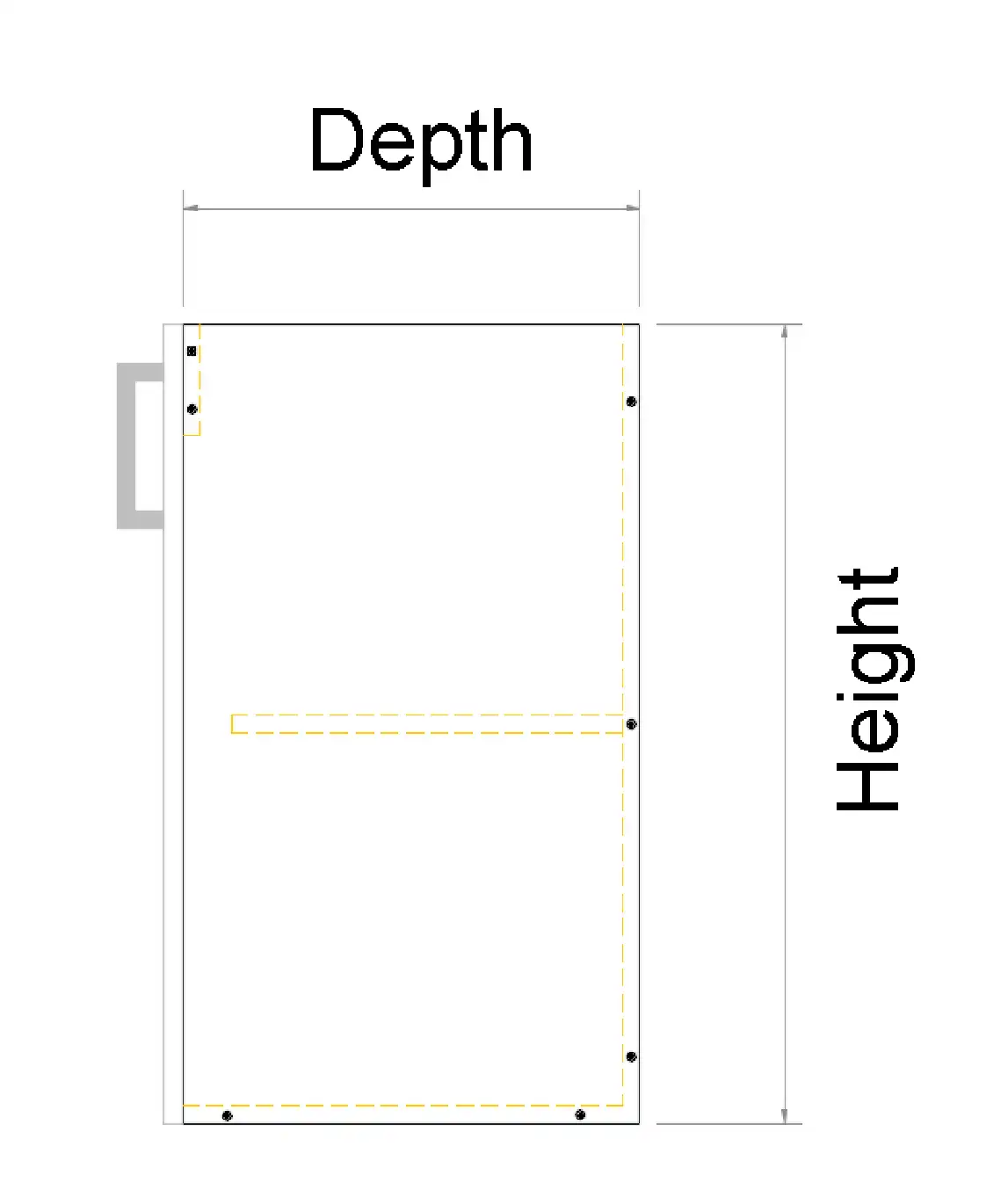 Double Door Wall Hung Vanity - Photo 4