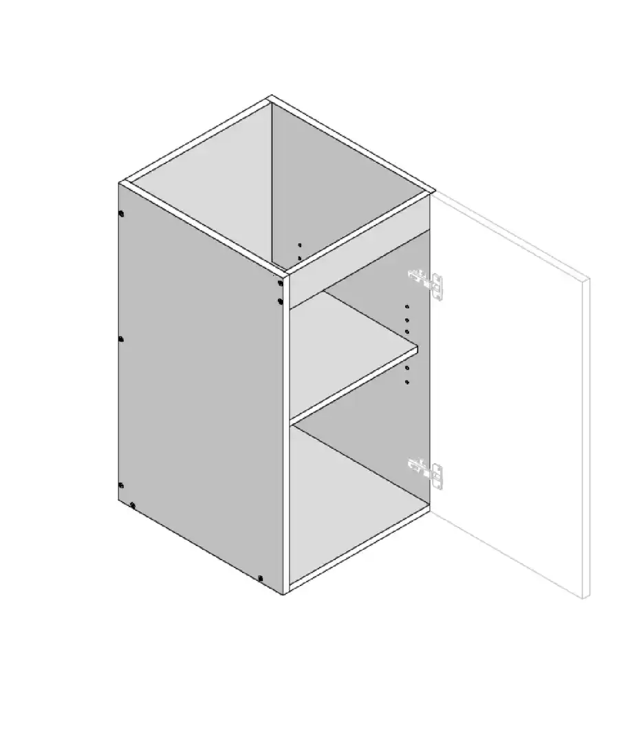 Single Right Door Wall Hung Vanity - Photo 5