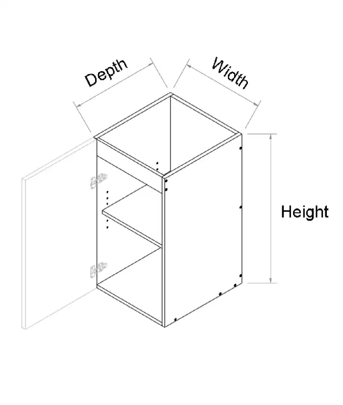 Single Left Door Wall Hung Vanity - Photo 2