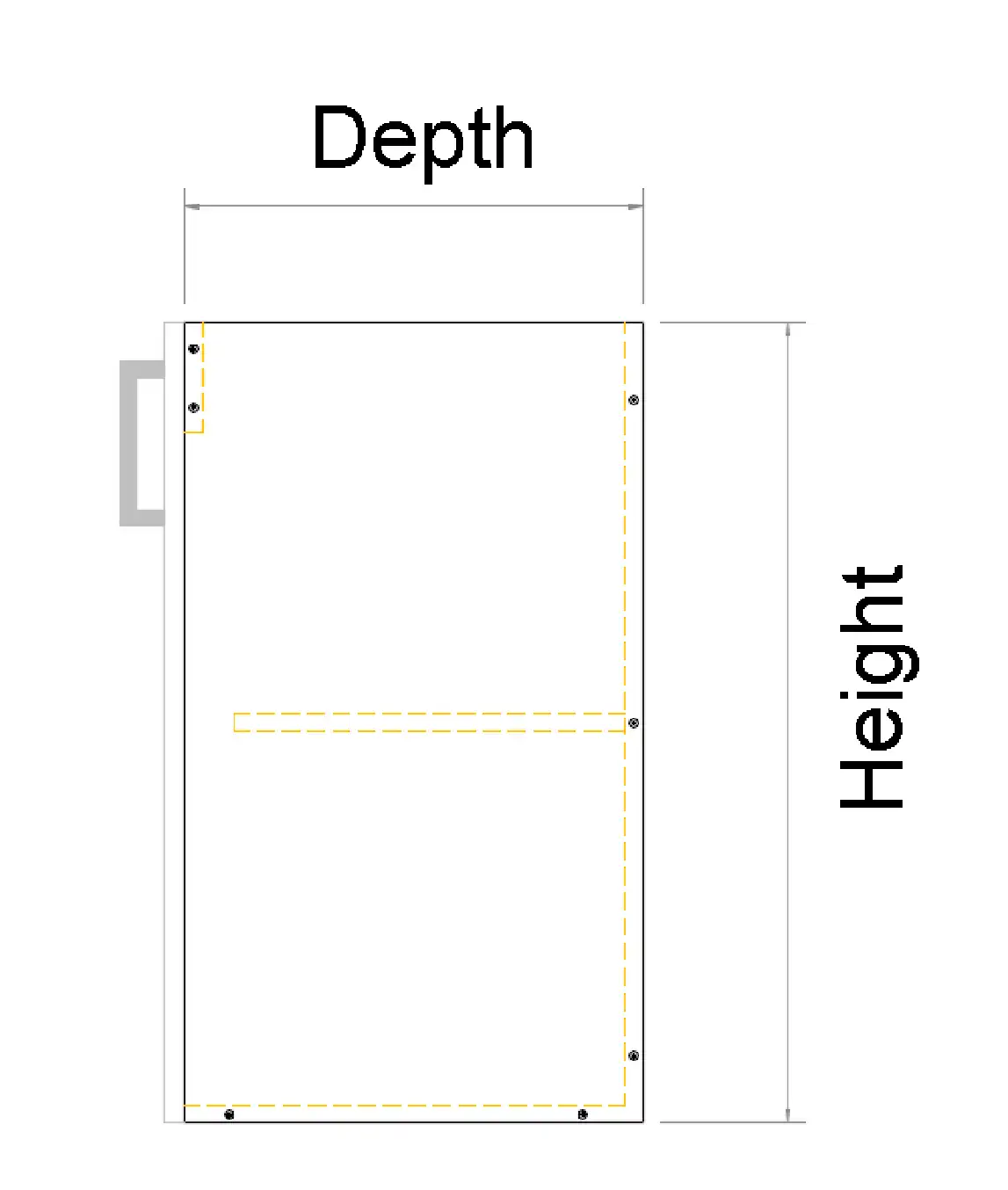 Single Left Door Wall Hung Vanity - Photo 4