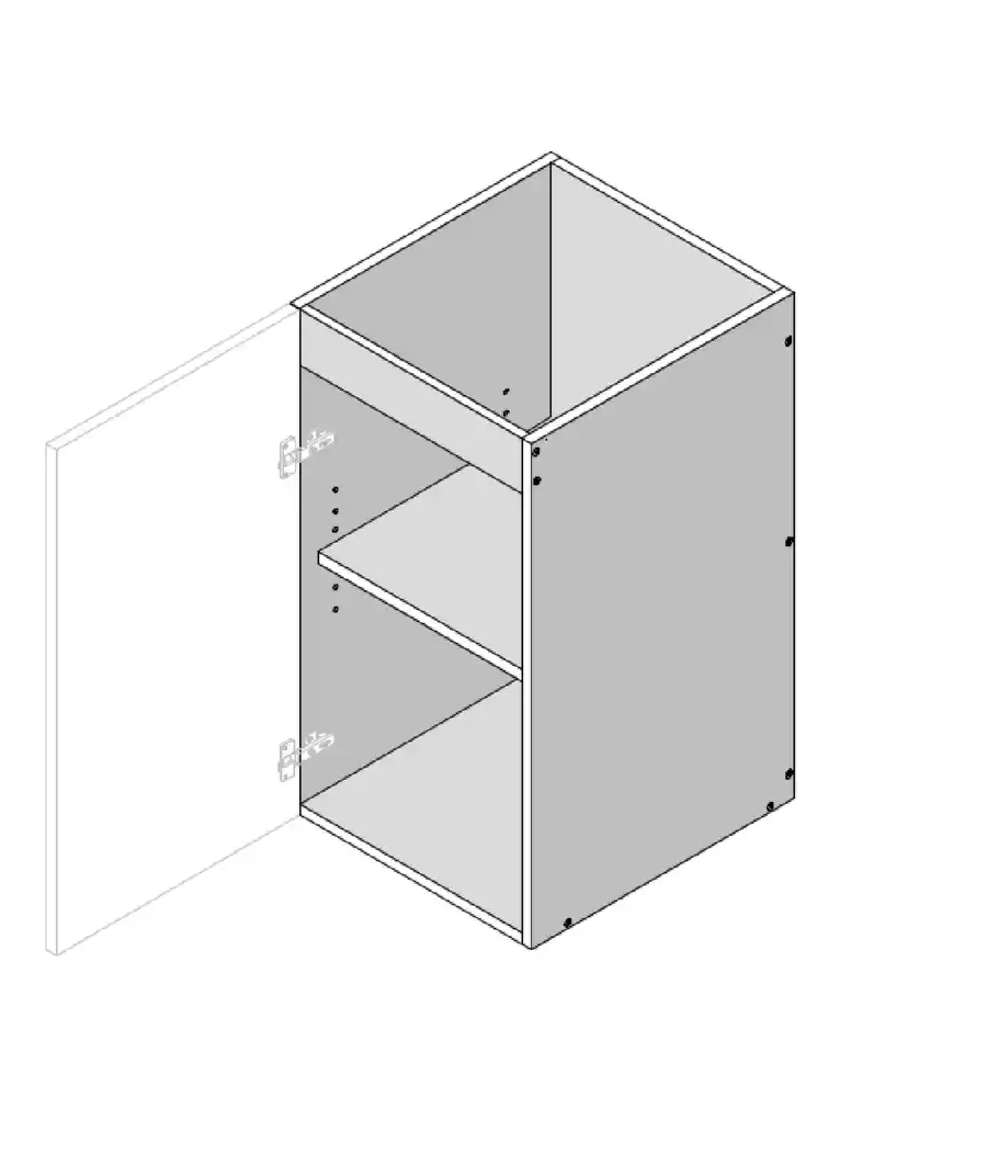 Single Left Door Wall Hung Vanity - Photo 5