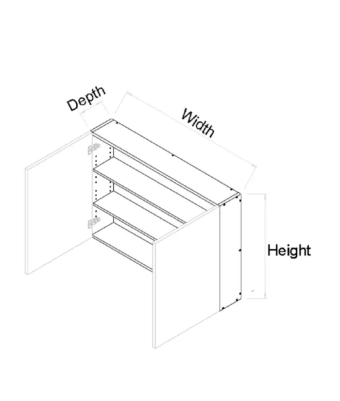 Double Door Shaving Cabinet - Photo 2