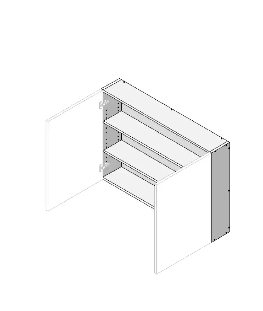 Double Door Shaving Cabinet - Photo 4