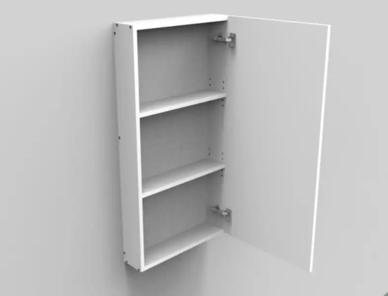Single Right Door Shaving Cabinet - Photo 1