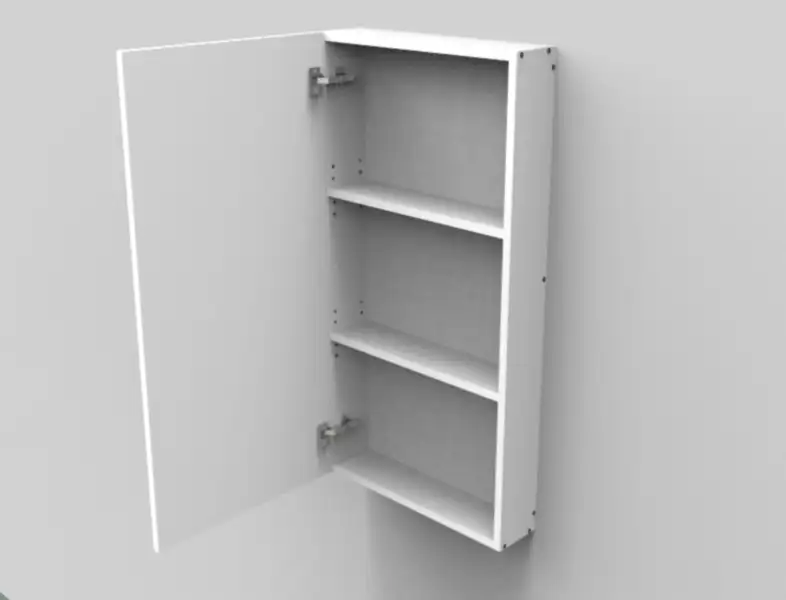 Single Left Door Shaving Cabinet - Photo 1