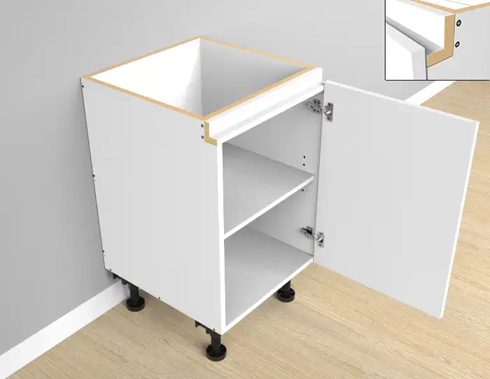 Base Single Right Door Finger Pull Cabinet - Photo 1