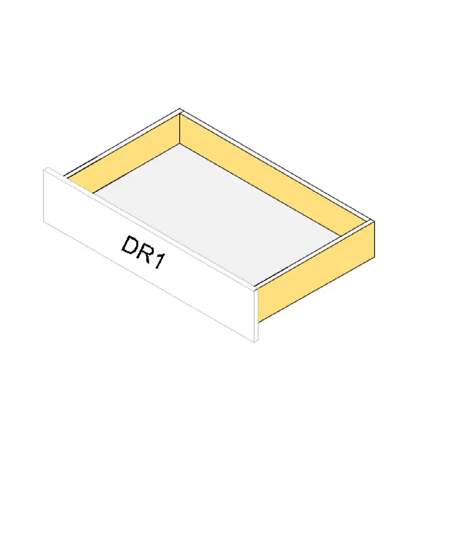 One Drawer Base Cabinet-Under MW - Photo 7
