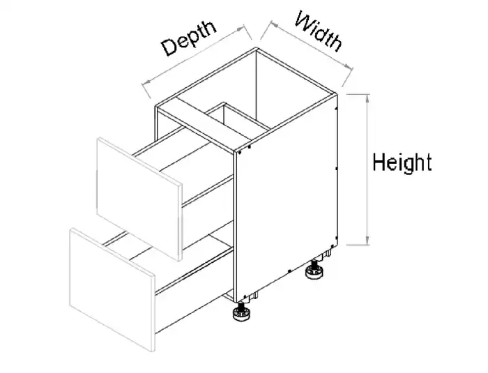 Custom 2 Drawers Cabinet - Photo 2