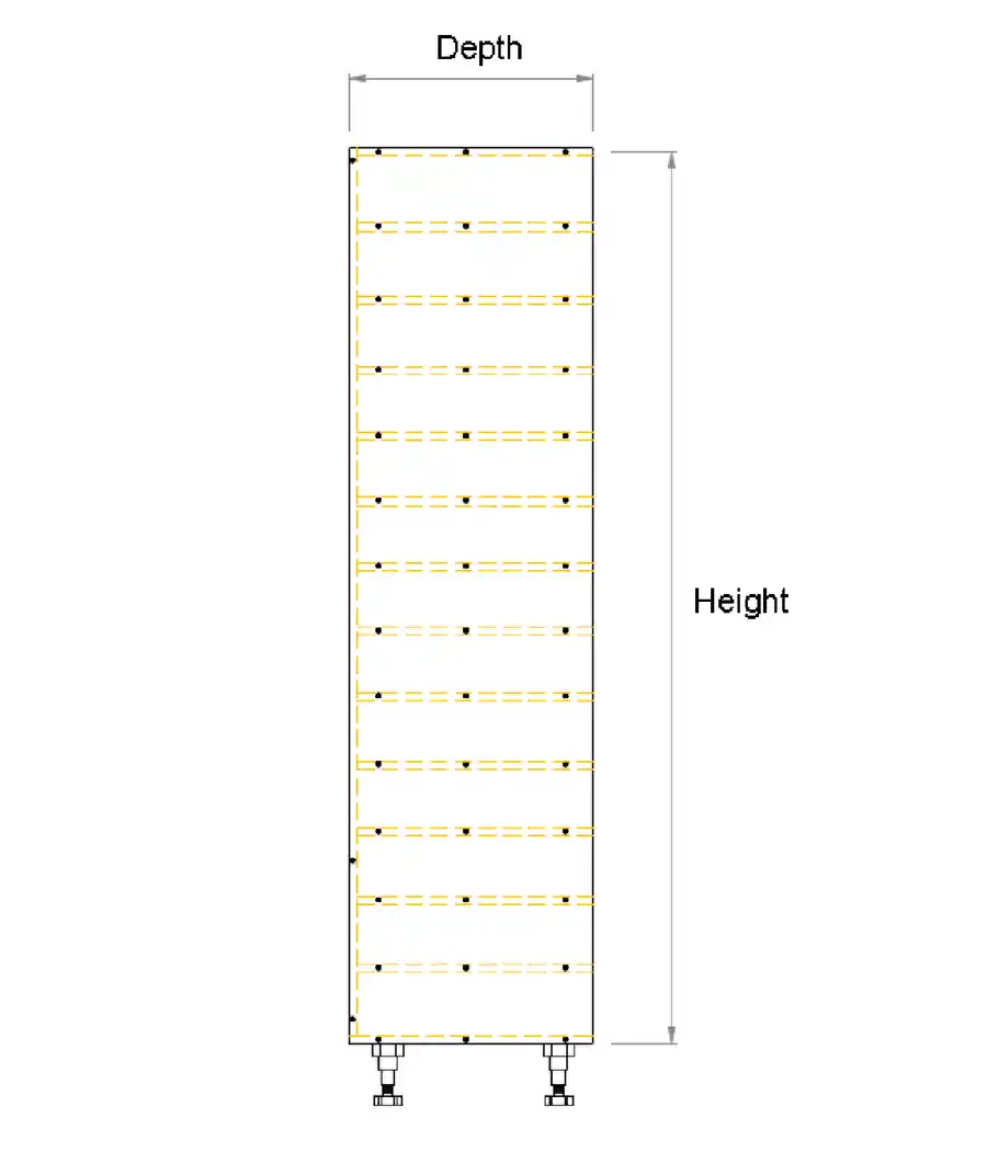 Tall Wine Rack Cabinet - Photo 4