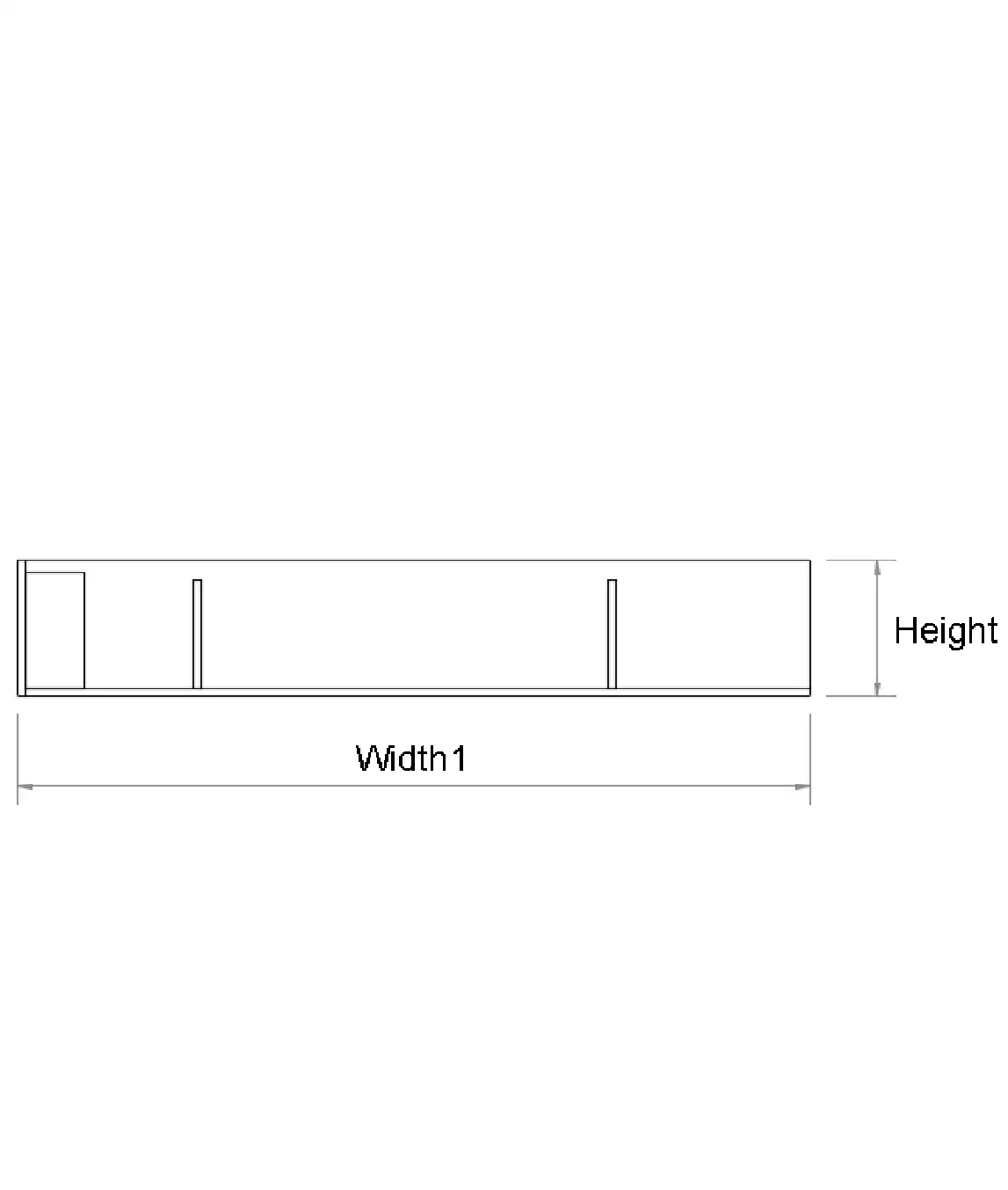 RAW MDF Linear Bulkhead - Photo 2