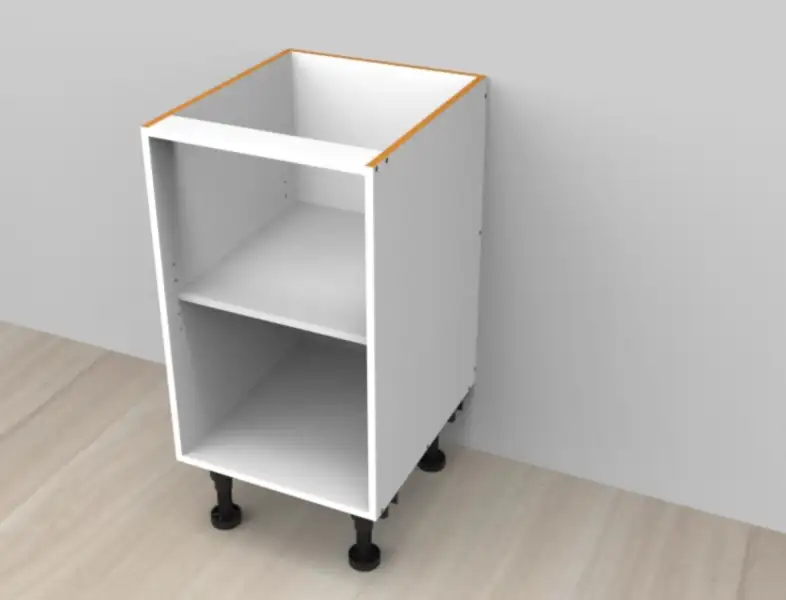 Open Shelf Floor Vanity - Adj. Shelf No Door - Photo 1