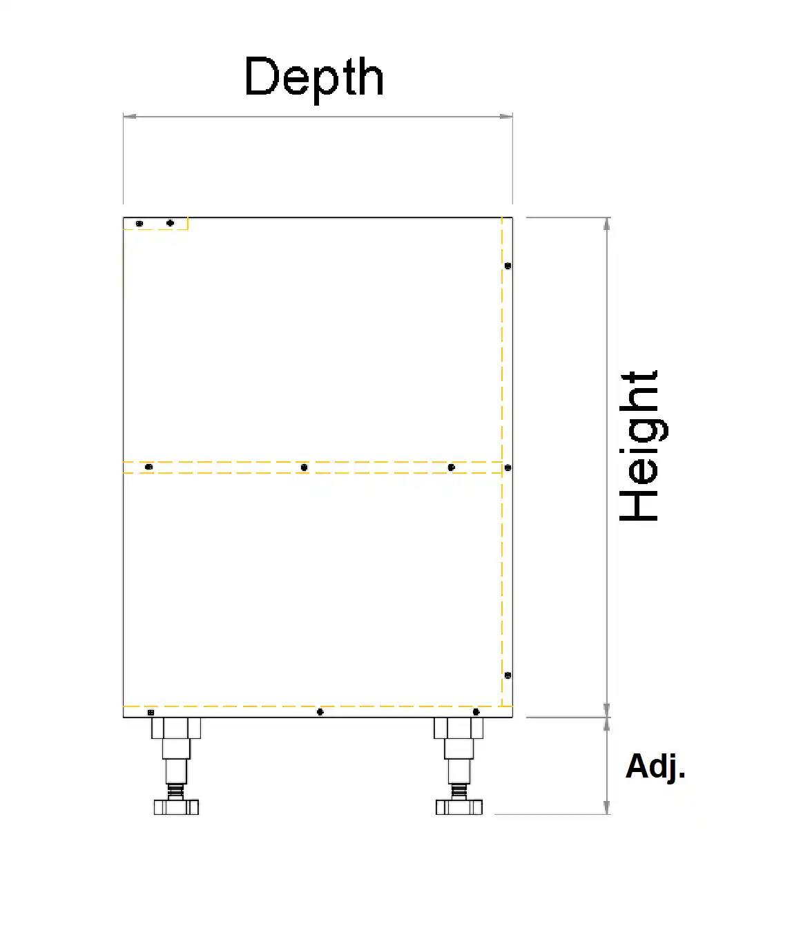 Open Shelf Floor Vanity - Fix Shelf No Door - Photo 4