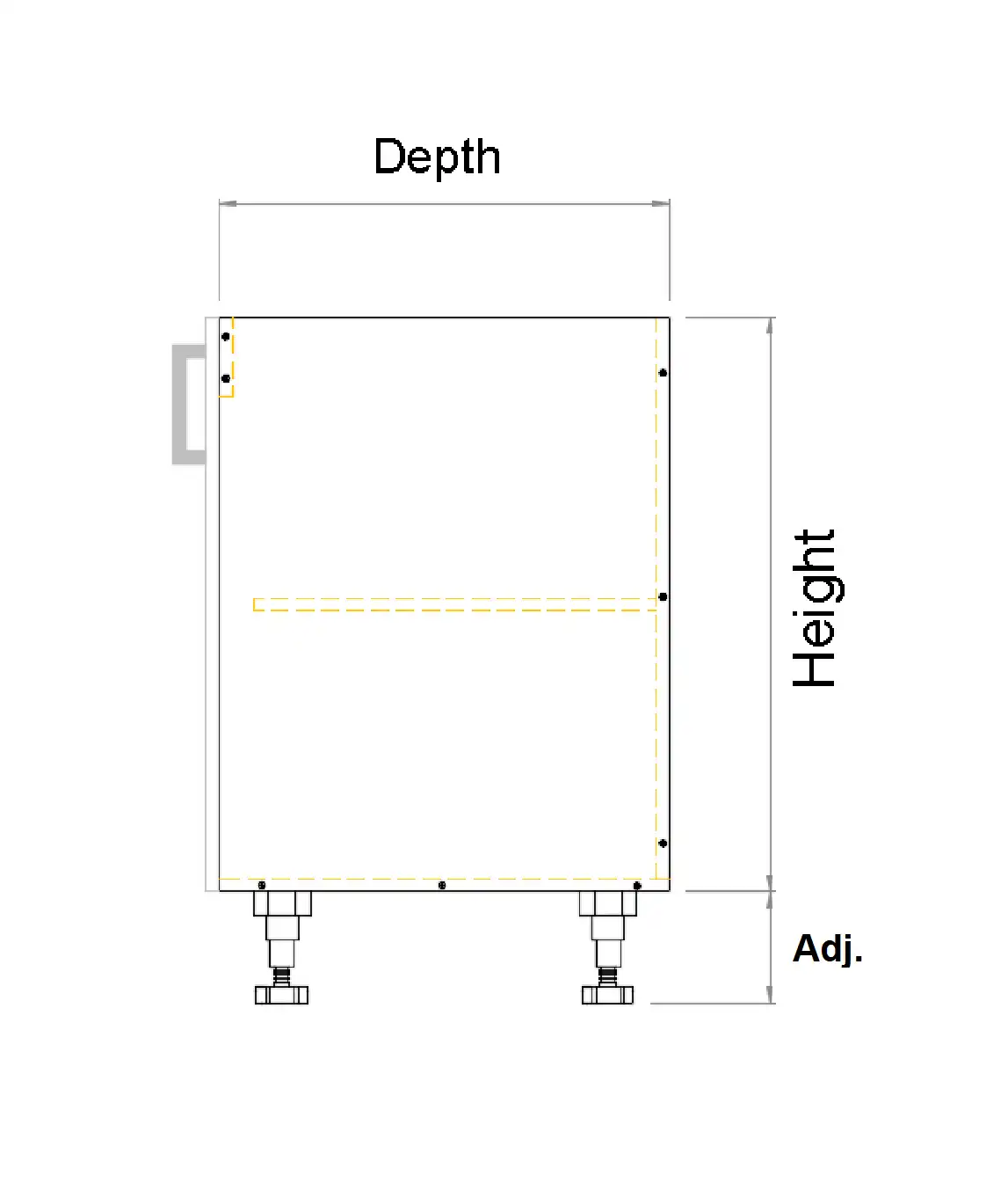 Single Left Door Floor Vanity - Photo 4