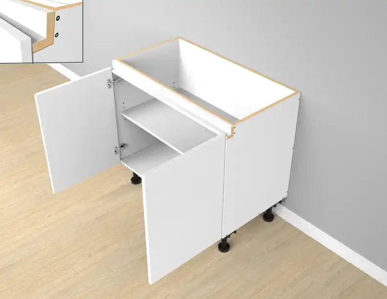 Double Door Floor Vanity Finger Pull - Photo 1