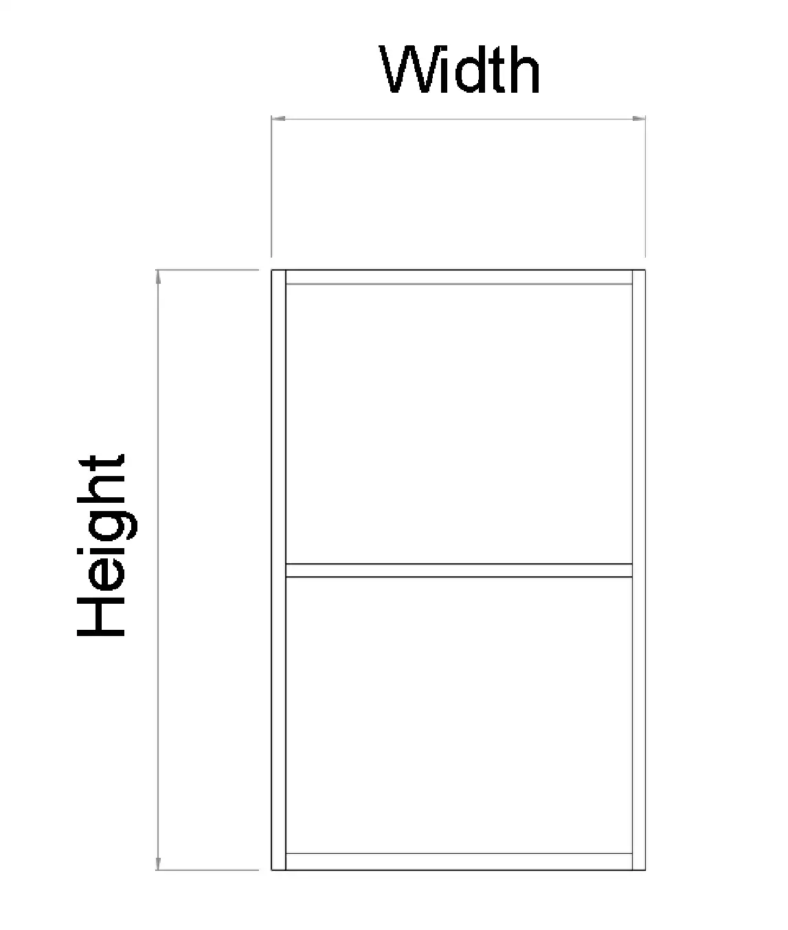 Top Open Shelf Cabinet - No Door - Photo 3