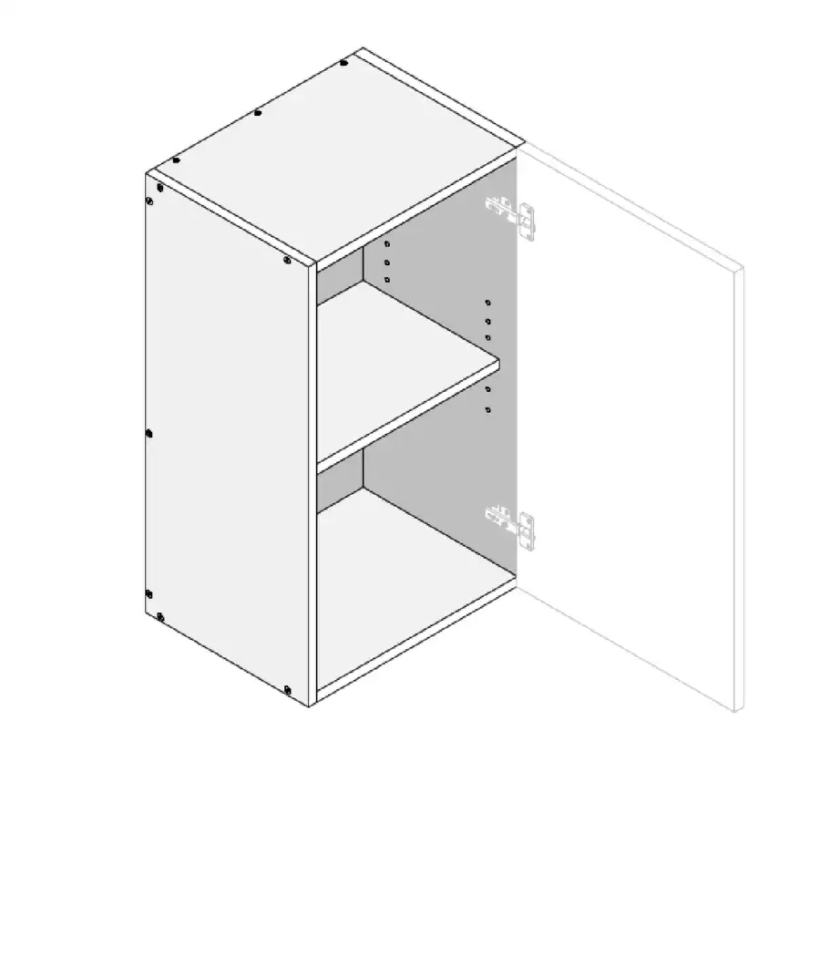Top single Right door Cabinet - Photo 5