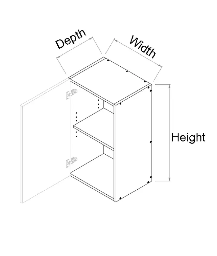 Top single Left door Cabinet - Photo 2