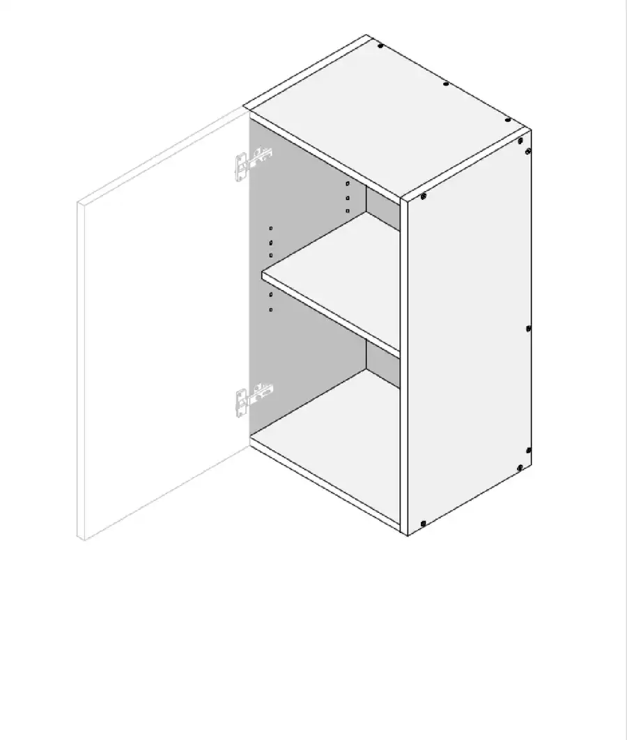 Top single Left door Cabinet - Photo 5