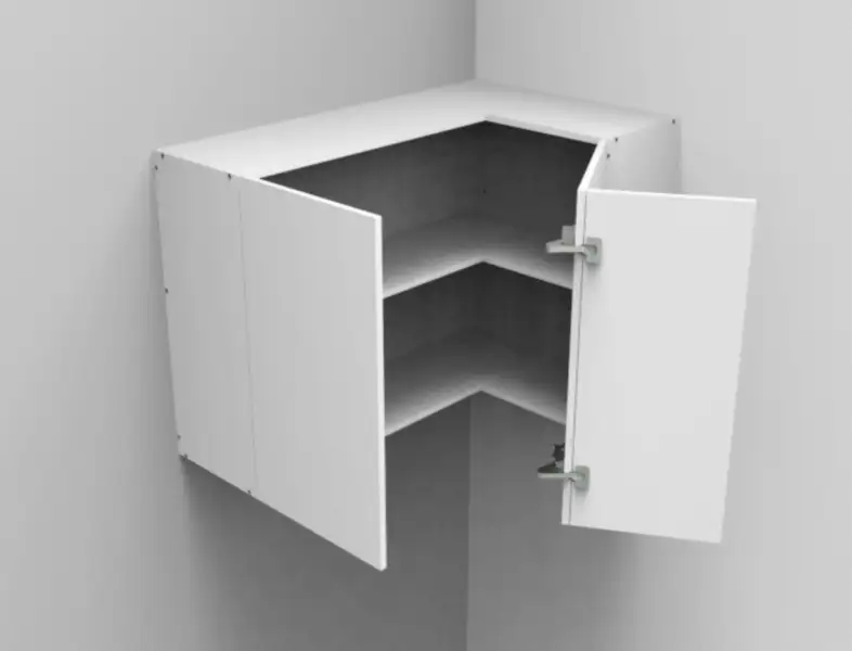 Top Left Corner Three Doors Cabinet - Photo 1