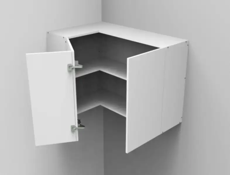 Top Right Corner Three Doors Cabinet - Photo 1