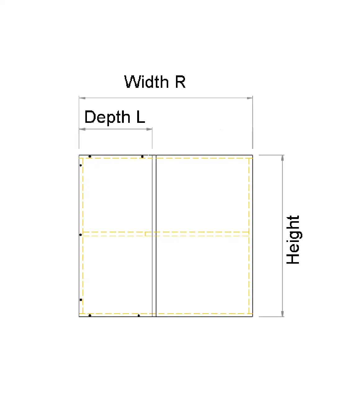 Top Left Corner Bi-Fold Door Cabinet - Photo 3