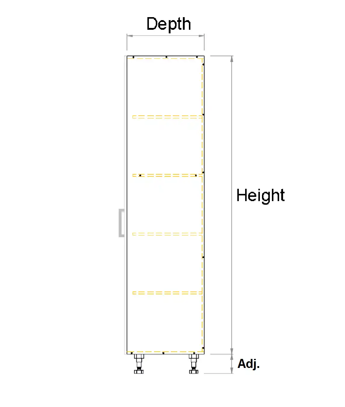Tall Single Right Door Cabinet - Photo 4