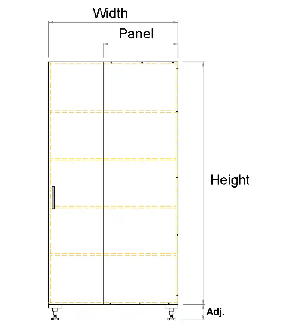 Tall Blind single door Left corner cabinet - Photo 3