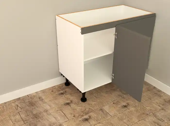 Base Left Blind Single Door 2PAC Bevel Cabinet - Photo 1