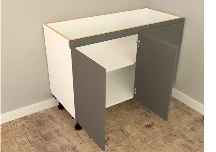 Base Left Blind Double Door 2PAC Bevel Cabinet - Photo 1