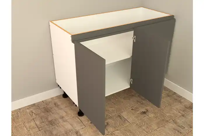 Base Left Blind Double Door Finger Pull Cabinet - Photo 1