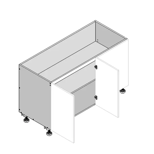Base Left Blind Double Door Cabinet - Photo 5