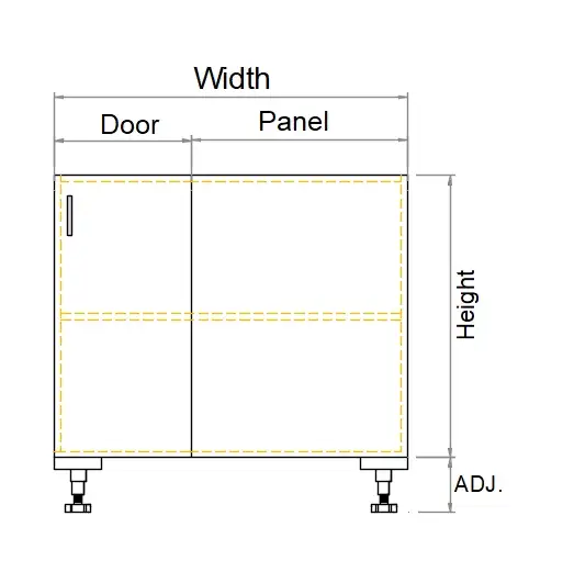 Base Left Blind Single Door Cabinet - Photo 3